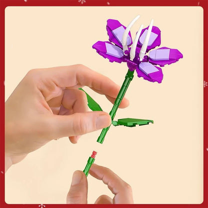 Blumen-Baustein-Adventskalender